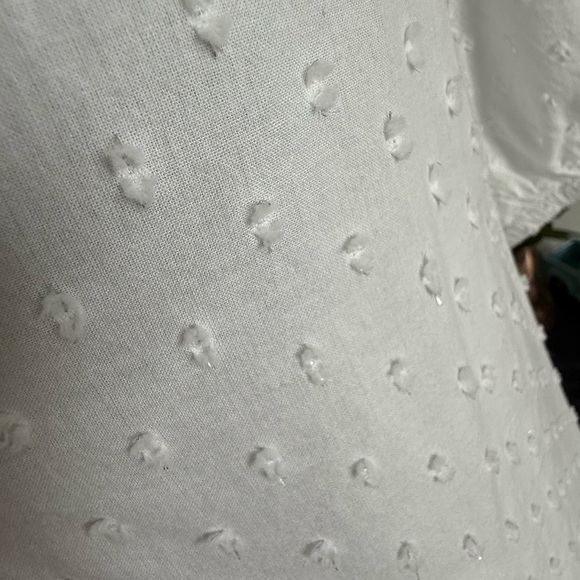 Crown & Ivy White Puff Sleeve Blouse - Picture 3 of 8